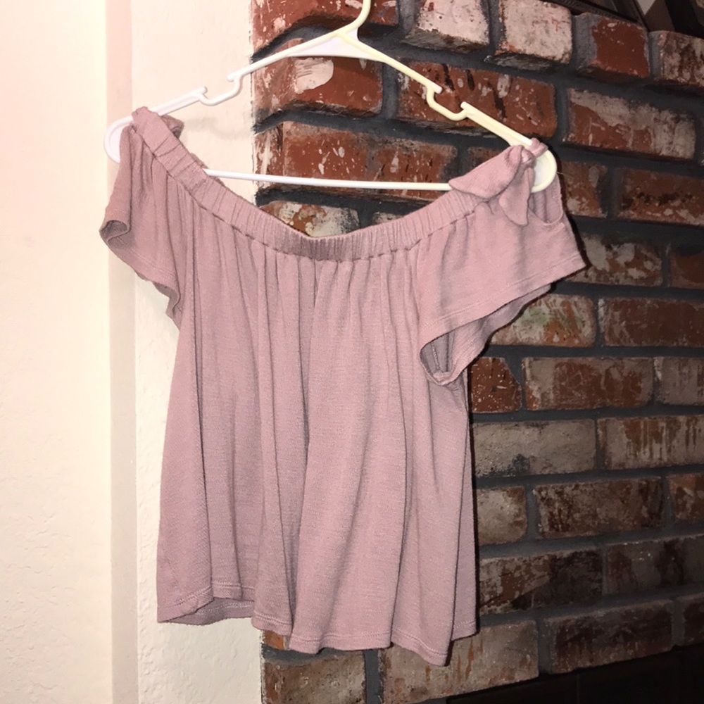 Iris off the shoulder crop top